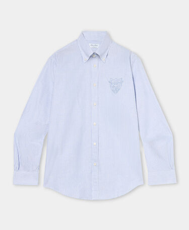 Brooks Brothers Brooks Brothers x Canottieri - Camisa Regular Fit de Algodón Cielo