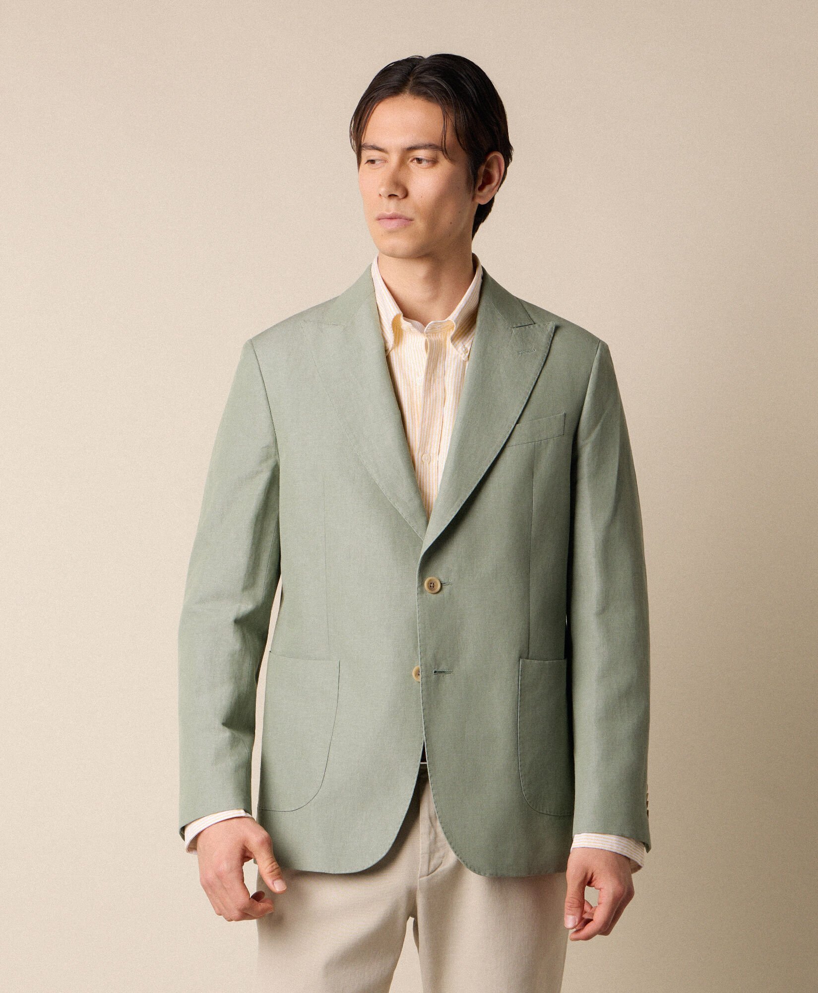 Cotton-Linen Blazer