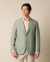 Brooks Brothers Cotton-Linen Blazer Sage