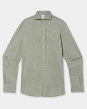 Brooks Brothers Slim Fit Shirt with Spread Collar Sage