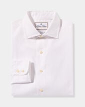 Brooks Brothers Thomas Mason Regular Fit Shirt with English Spread Collar White