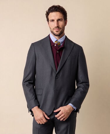 Brooks Brothers Performance Twill Virgin Wool Blazer Medium Grey