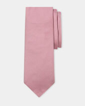 Brooks Brothers Hopsack Plain Silk Tie Pink