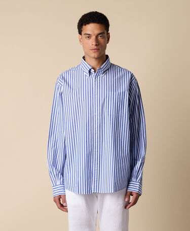 Brooks Brothers Koszula Friday Regular Fit z popeliny z kołnierzykiem typu Button Down Niebieski