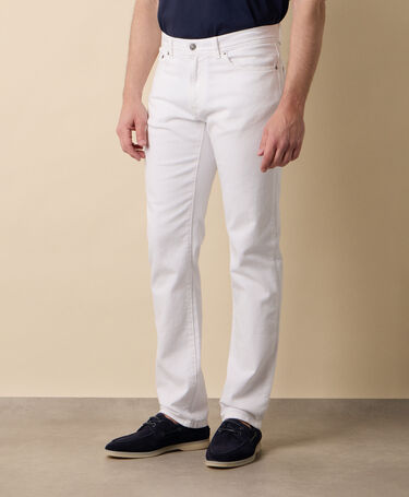 Brooks Brothers Pantalon 5-Poches en Sergé Blanc
