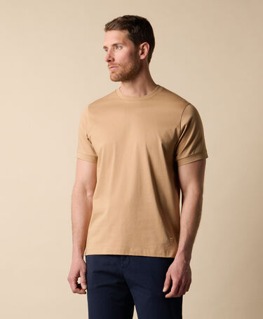Brooks Brothers T-shirt en Coton Fauve