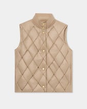 Brooks Brothers 3D Padded Vest Taupe