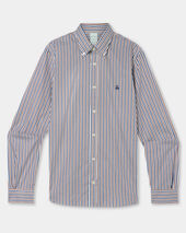 Brooks Brothers Camisa Slim Fit con Cuello Button Down Cacao Brooks Brothers Camisa Slim Fit con Cuello Button Down Cacao