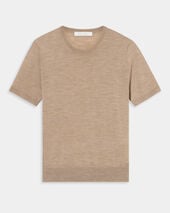 Brooks Brothers Kurzarm-Strick Relaxed aus Merinowolle Kasha
