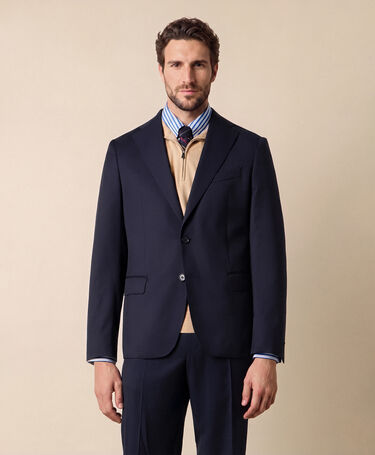 Brooks Brothers Performance Twill Virgin Wool Blazer Navy