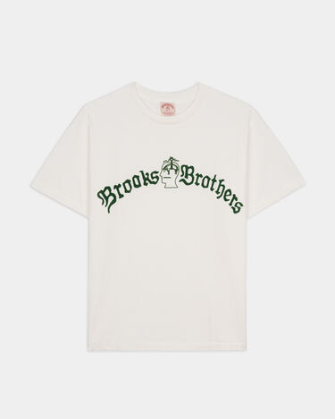 Brooks Brothers Brain Dead x Brooks Brothers California Tubular-T-Shirt Weiß