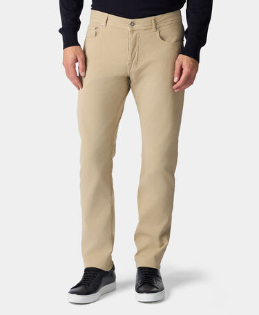 Brooks Brothers 5-Pocket-Hose aus Stretch-Baumwolle Beige