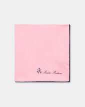 Brooks Brothers Plain Silk Pochette Pink