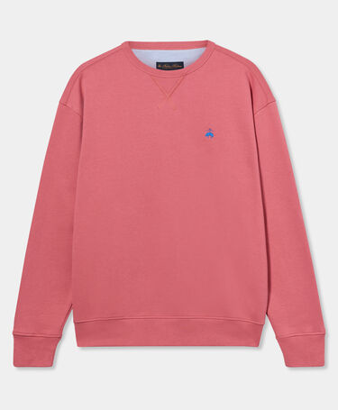 Brooks Brothers Sweat en Coton avec logo brodé Rose
