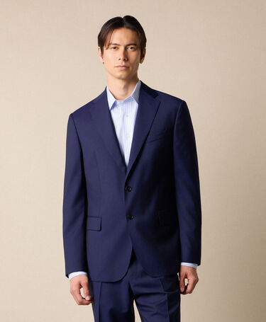 Brooks Brothers Marynarka z wełny dziewiczej Niebieski