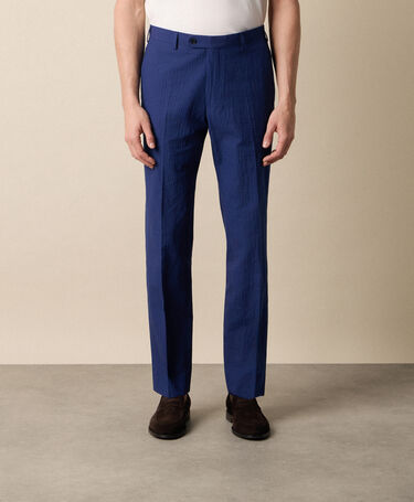 Brooks Brothers Pantalon en seersucker Bleu
