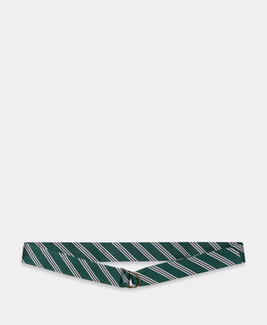 Brooks Brothers Regimental Silk Tie Belt Green