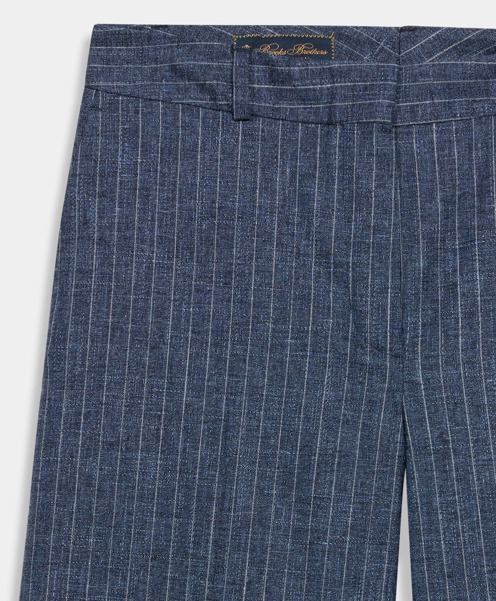 Wide Leg Pinstripe Trousers