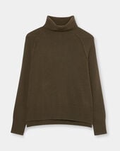 Brooks Brothers Cashmere Oversized Turtleneck Green