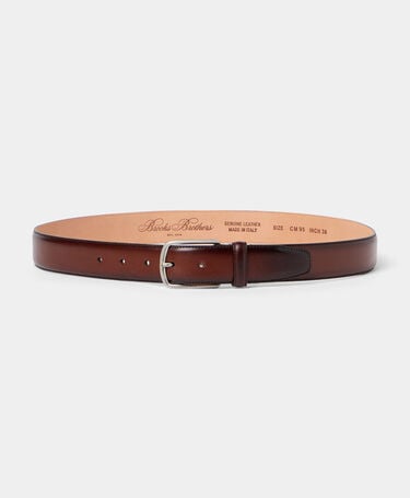 Brooks Brothers Bovine Leather Belt Brown