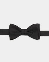 Brooks Brothers Silk Pre-Tied Bow Tie Black