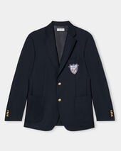 Brooks Brothers Brooks Brothers x Canottieri - Single-Breasted Virgin Wool Blazer Navy