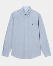 Brooks Brothers Regular Fit Oxford Non-Iron Button Down Shirt Blue