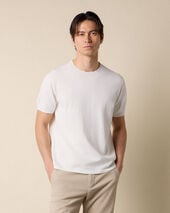 Brooks Brothers T-shirt en Coton Mercerisé Blanc