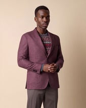 Brooks Brothers Blazer in Misto Lana Melange Viola