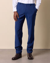 Brooks Brothers Pantaloni in Lana Vergine Blu Reale