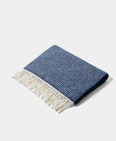 Brooks Brothers Micro Structure Scarf Navy