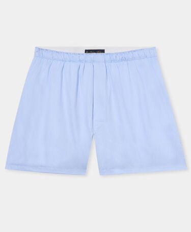 Brooks Brothers Cotton Boxer Shorts Light Blue