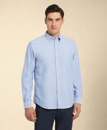Brooks Brothers Chemise Friday Regular Fit en Oxford avec col Button Down Bleu