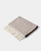 Brooks Brothers Polka Dot Scarf Taupe