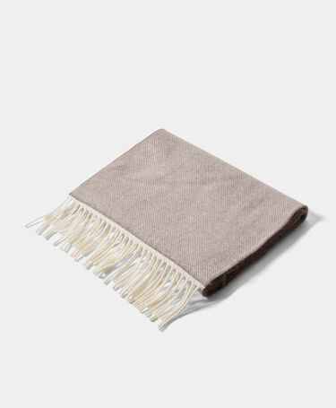 Brooks Brothers Polka Dot Scarf Taupe