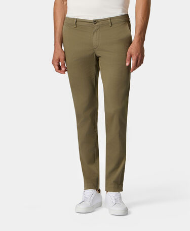 Brooks Brothers Chino en Gabardine de Coton Stretch à Regular Fit Confort Militaire