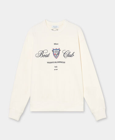 Brooks Brothers Brooks Brothers x Canottieri - Sudadera de Algodón Blanco