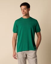 Brooks Brothers Makò Cotton T-Shirt Emerald Green