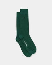 Brooks Brothers Colorful Cotton Socks Green