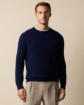 Brooks Brothers Lambswool Crewneck Navy