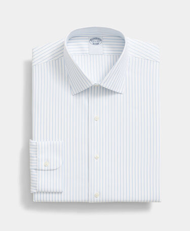 Brooks Brothers Regular Fit Non-Iron Baumwollhemd mit Ainsley-Kragen Blau