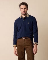 Brooks Brothers Polo aus Supima-Baumwolle Piqué mit Logo Marineblau