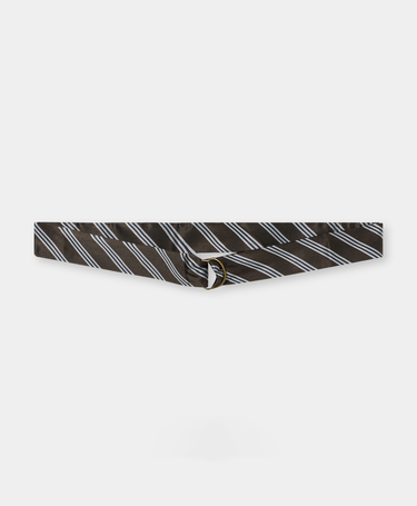 Brooks Brothers Regimental Tie Belt Brown
