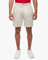 Brooks Brothers Bermuda con Pinces Beige chiaro