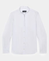Brooks Brothers Poplin Shirt with Stand Collar White