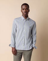 Brooks Brothers Camisa Slim Fit con Cuello Button Down Albahaca