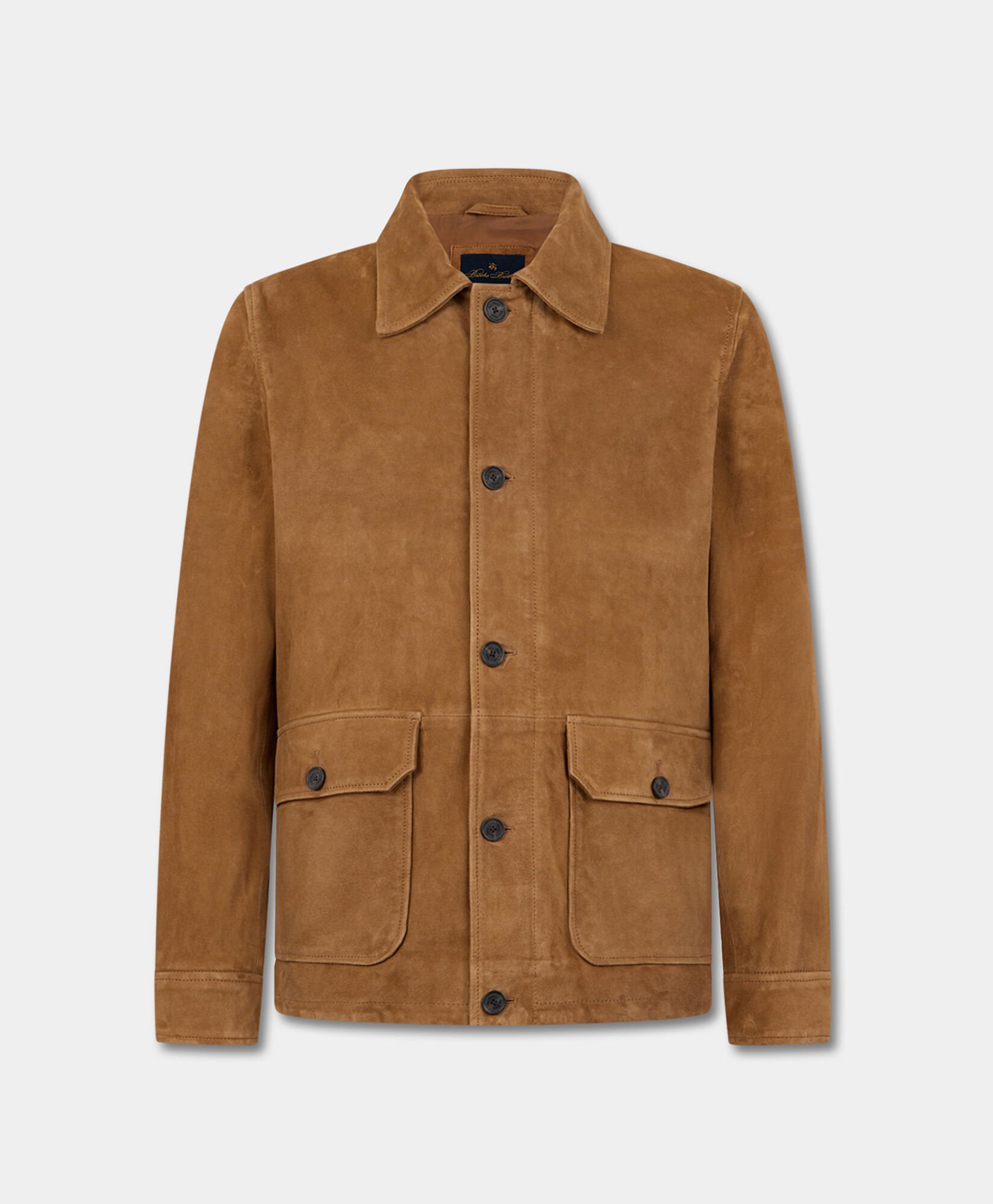 Suede Overshirt Jacket