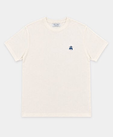 Brooks Brothers Camiseta de Algodón Estampada Blanco