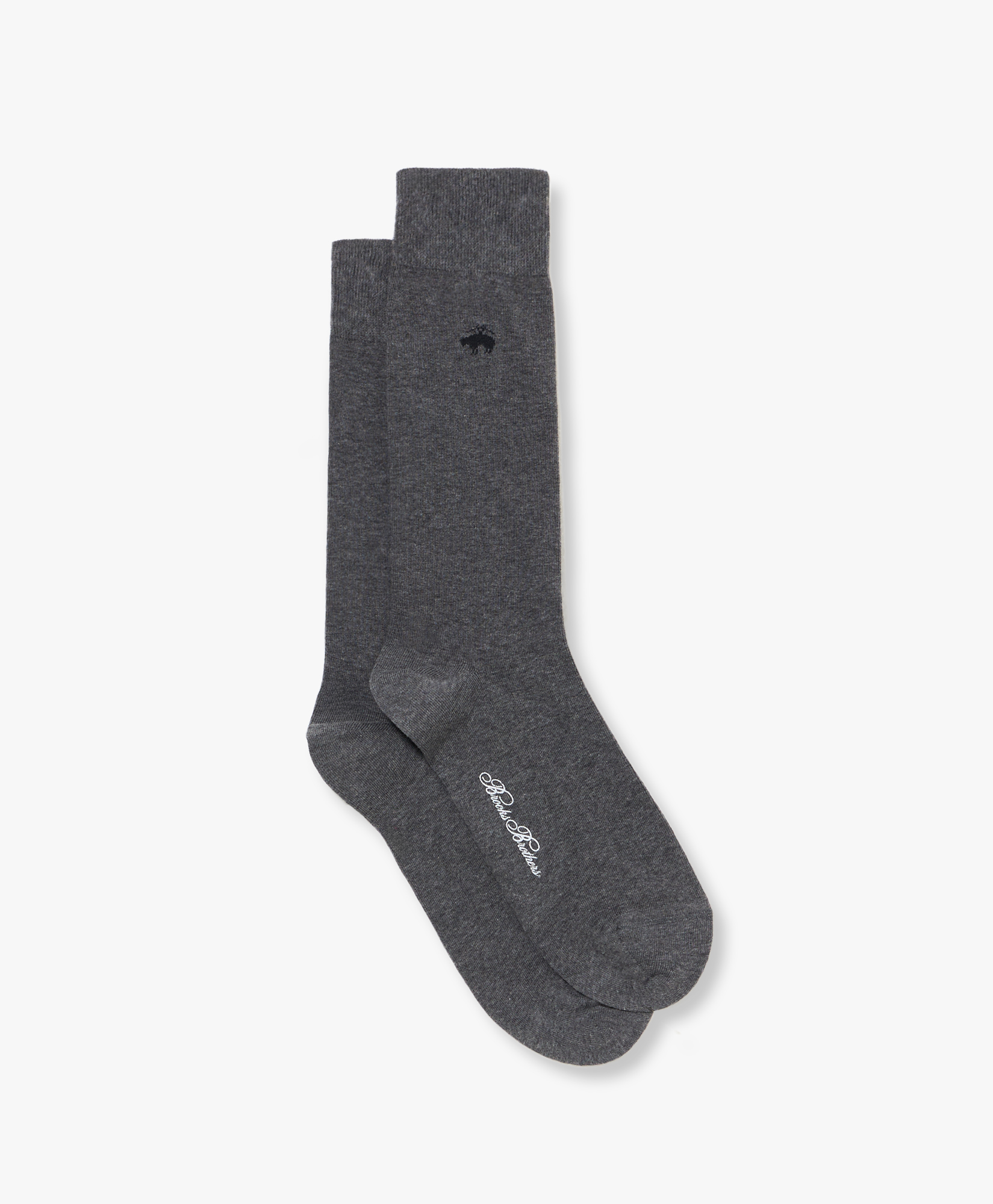 Mid-calf Cotton Socks - Uomo Calze Grey One Size