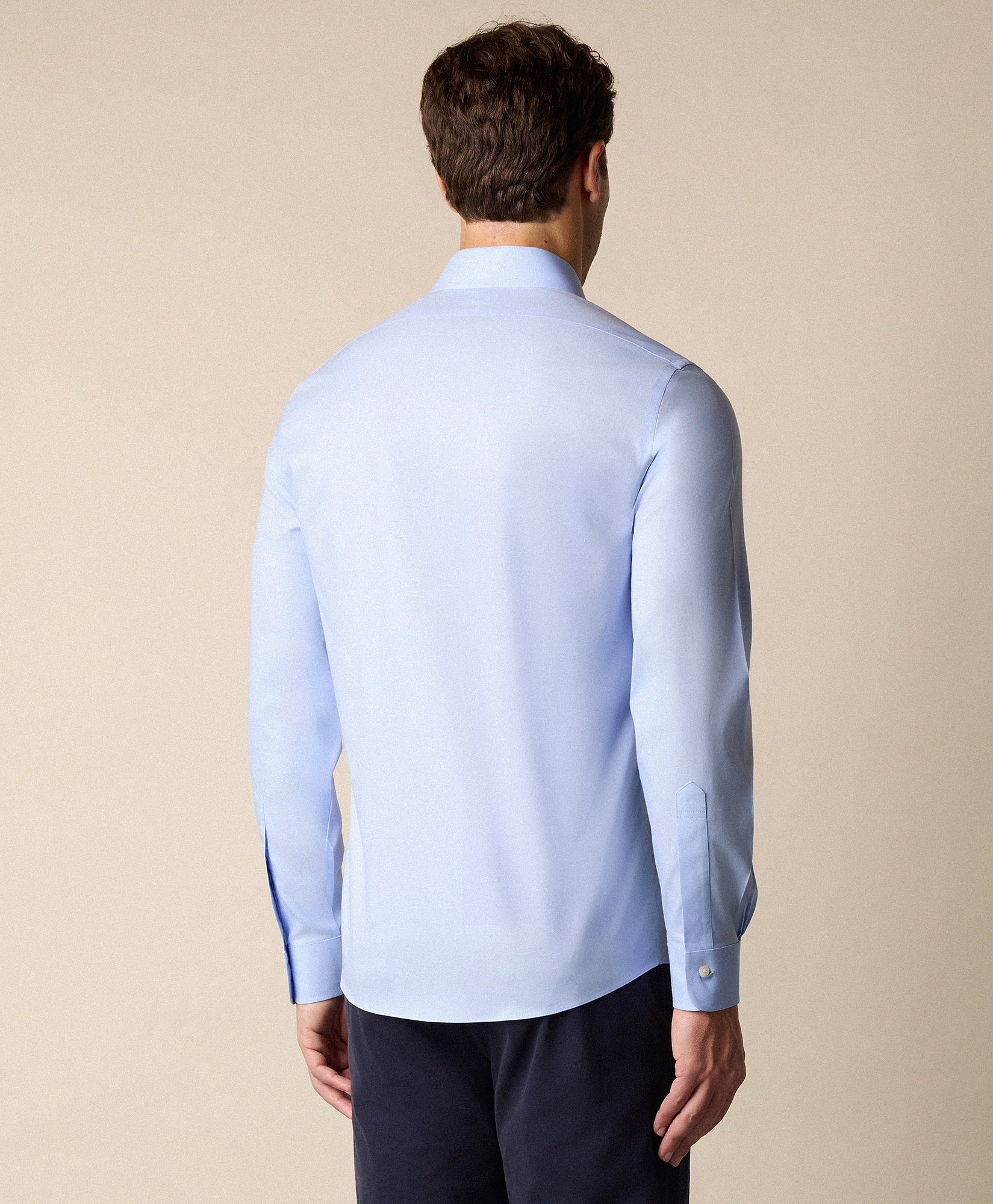  Brooks Brothers Slim Fit Non-iron Oxford Pinpoint Shirt With Ainsley Collar - Man Dress Shirts Light Blue 18h 